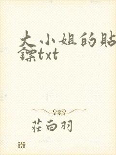 大小姐的贴身保镖txt