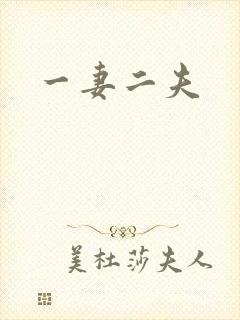 一妻二夫