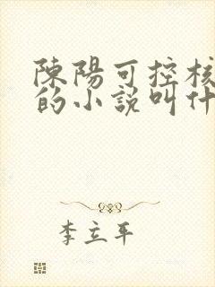 陈阳可控核聚变的小说叫什么名字