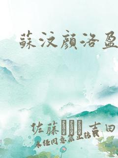 苏汶颜洛盈小说