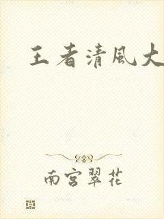 王者清风大结局