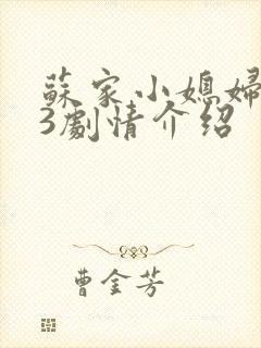 苏家小媳妇1v3剧情介绍