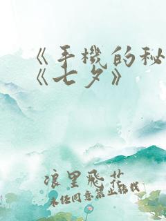 《手机的秘密》《七夕》