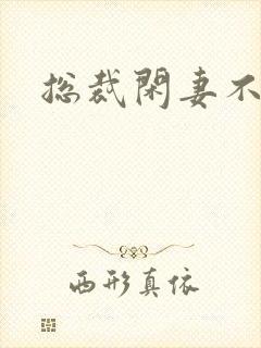 总裁闲妻不好当