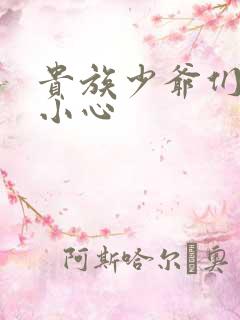 贵族少爷们 请小心