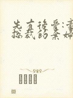 先有后爱:豪门总裁的弃妇