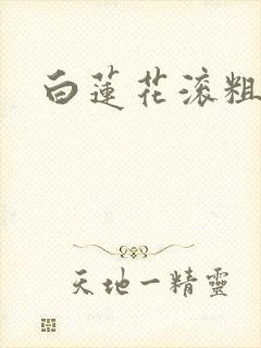 白莲花滚粗