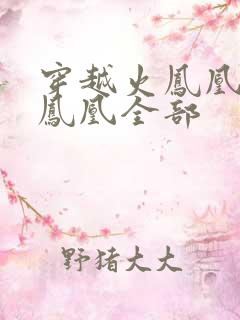 穿越火凤凰干火凤凰全部