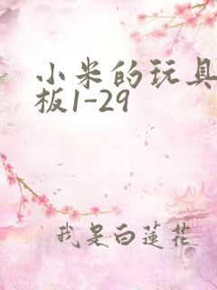 小米的玩具店老板1-29