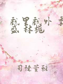 戏里戏外 季淮盛 林栀