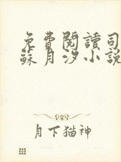 免费阅读司空靖苏月汐小说全文正版