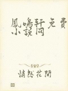 凤鸣轩免费言情小说网