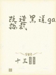 改造黑道gay总裁