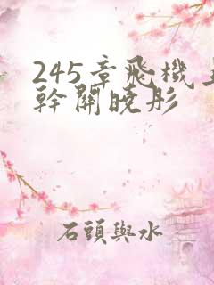 245章飞机上干关晓彤