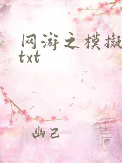 网游之模拟城市txt