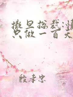 撒旦总裁:情人只做一百天