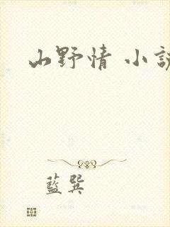 山野情 小说