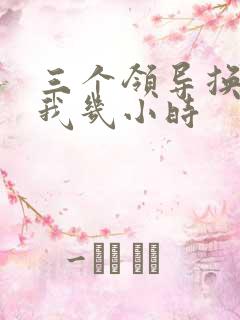 三个领导换着躁我几小时