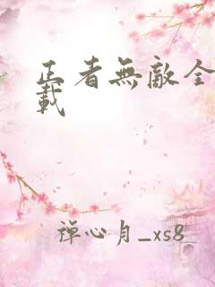 正者无敌全集下载