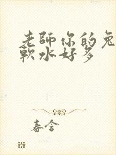 老师你的兔子好软水好多