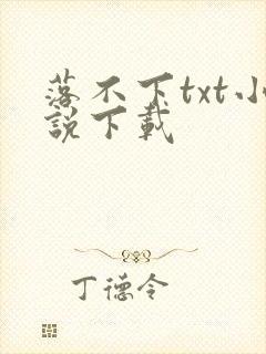 落不下txt小说下载