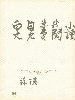 白日梦我小说全文免费阅读