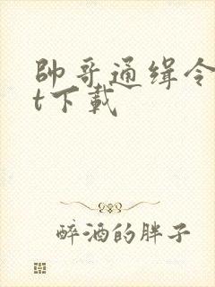 帅哥通缉令txt下载