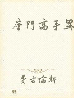 唐门高手异界游