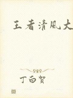 王者清风大结局