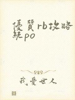 优质rb攻略系统po