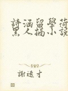 诗涵留学荷兰被黑人摘小说