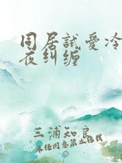 同居试爱冷少夜夜纠缠