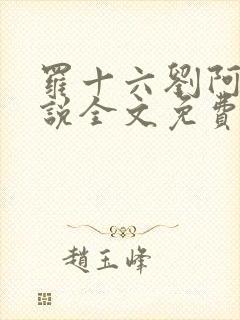 罗十六刘阿婆小说全文免费阅读