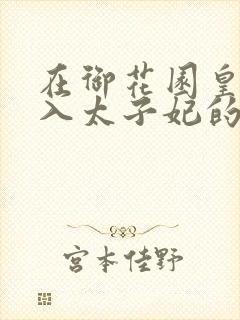 在御花园皇上进入太子妃的小说