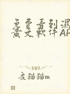 免费看到湿的小黄文软件APP