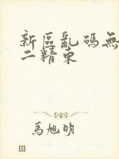 新区乱码无人区二精东