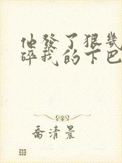 他发了狠几乎捏碎我的下巴