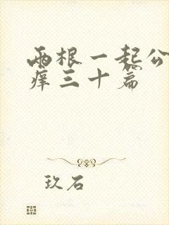 两根一起公憩止痒三十篇