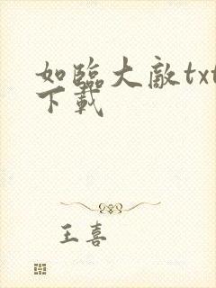 如临大敌txt下载