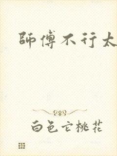 师傅不行太长了