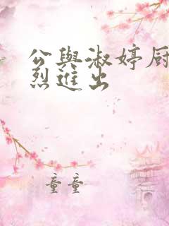 公与淑婷厨房猛烈进出