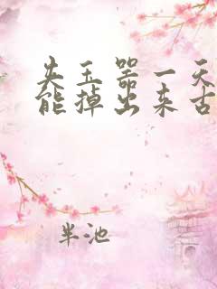 夹玉器一天都不能掉出来古言