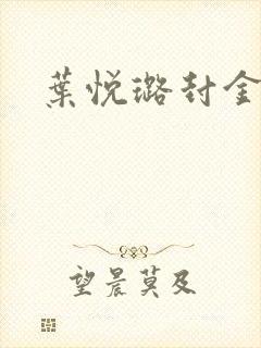 叶悦璐封金小说