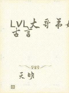 LVL大哥弟媳古言