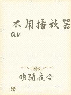 不用播放器的gav