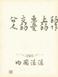 公交车上的陌生人的爱的作文