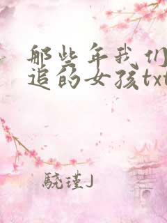 那些年我们一起追的女孩txt