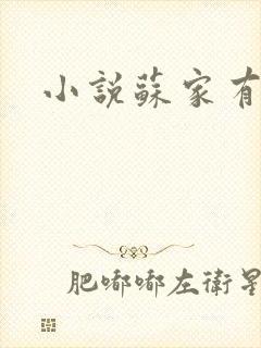 小说苏家有女