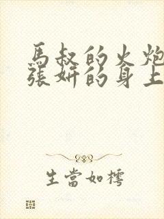 马叔的火炮顶在张妍的身上