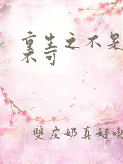 重生之不是非你不可